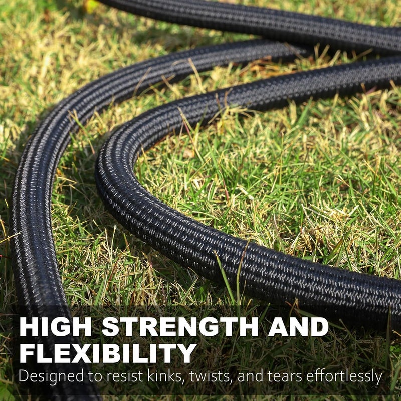 Relxitl Garden Hose, Flexible Water Hose, Ultra Lightweight Non-Expanding hose With 10 Functon Sprayer, Leak proof, Pressure Resistant for Yard, Outdoor - Image 4
